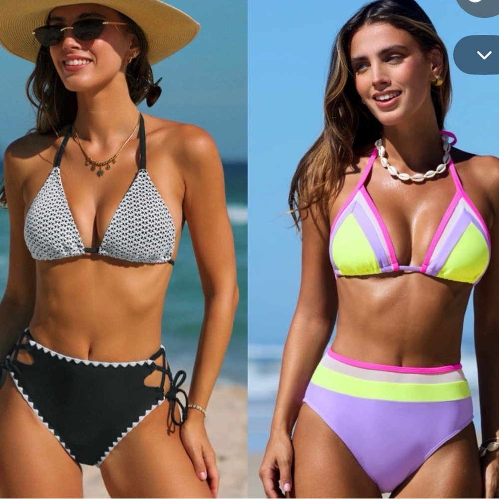 Set of 2 Popvil Bikini Sets XXL